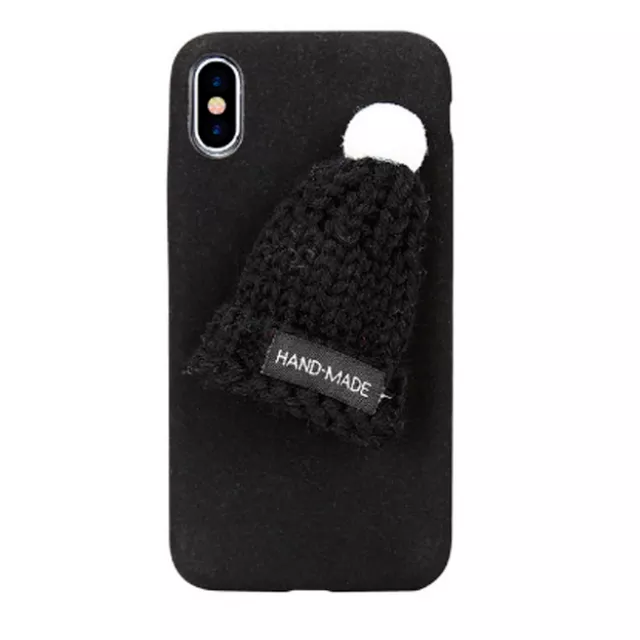 Чехол-накладка Dismac Cap Case шапка для смартфона iPhone X/XS, черный