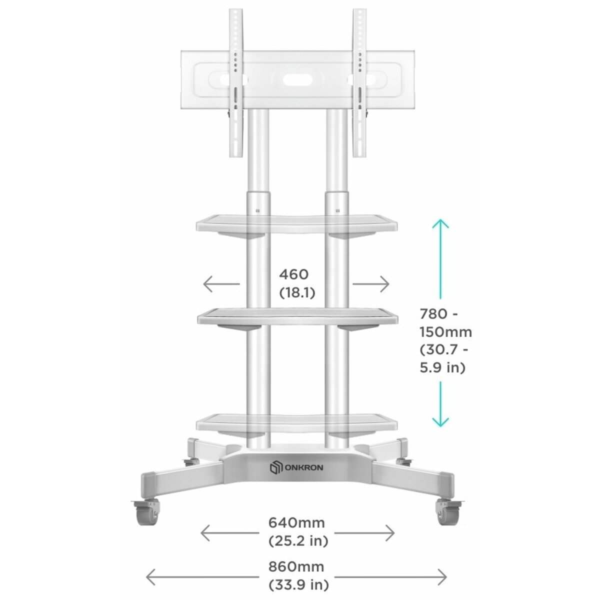 Стойка для телевизора Onkron TS1351 (Цвет: White)