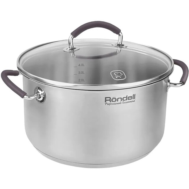 Кастрюля Rondell Akzent RDS-1389 (Цвет: Inox) Кастрюля Rondell Akzent RDS-1389 (Цвет: Inox)