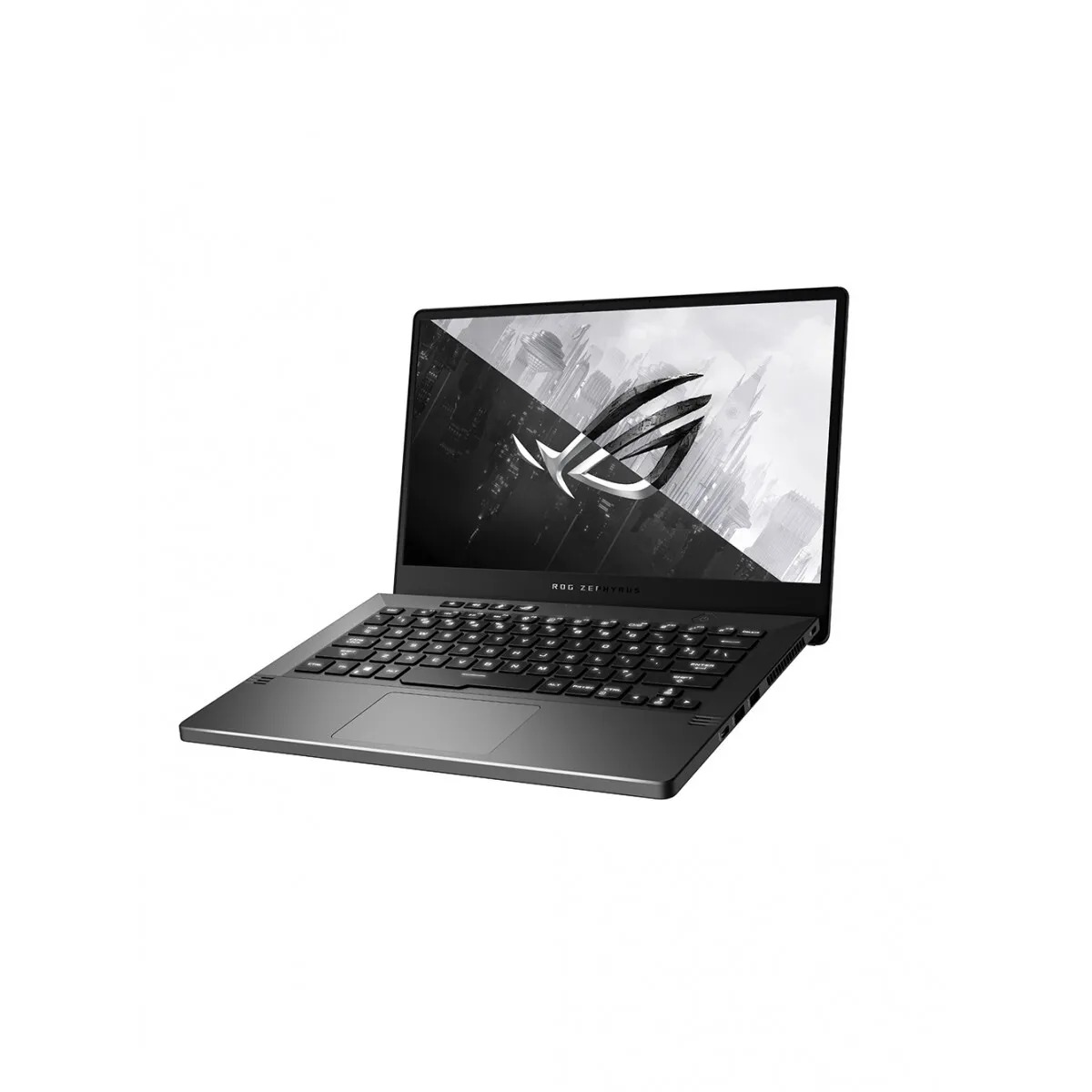 Ноутбук Asus ROG Zephyrus GA401QM-K2200T Ryzen 7 5800HS 16Gb SSD1Tb NVIDIA GeForce RTX 3060 6Gb 14 IPS QHD (2560x1440) Windows 10 grey WiFi BT Bag