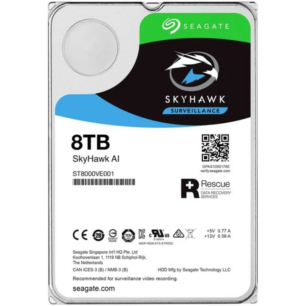 Жесткий диск Seagate SATA-III 8Tb ST8000VE001