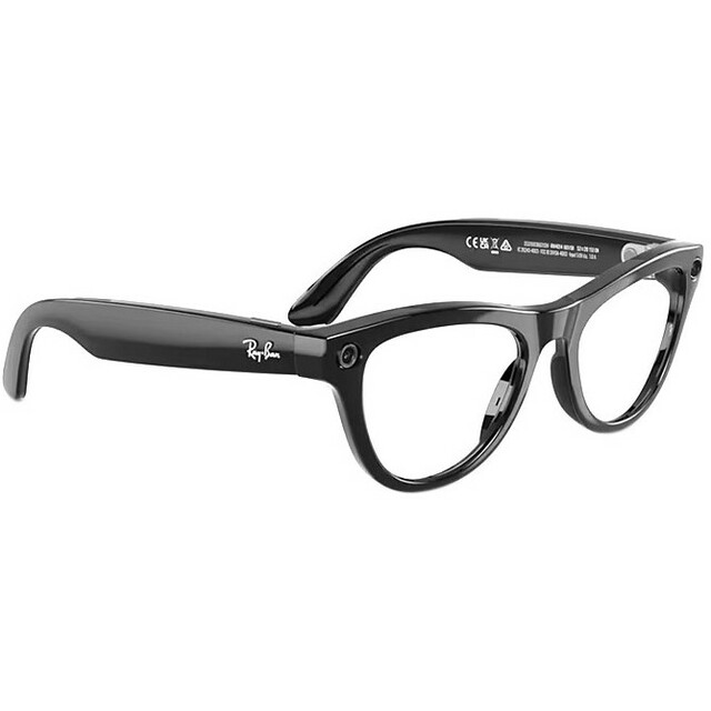 Умные очки Ray-Ban Meta Skyler (Gen 2) RW4010  (Цвет: Shiny Black / Clear) 