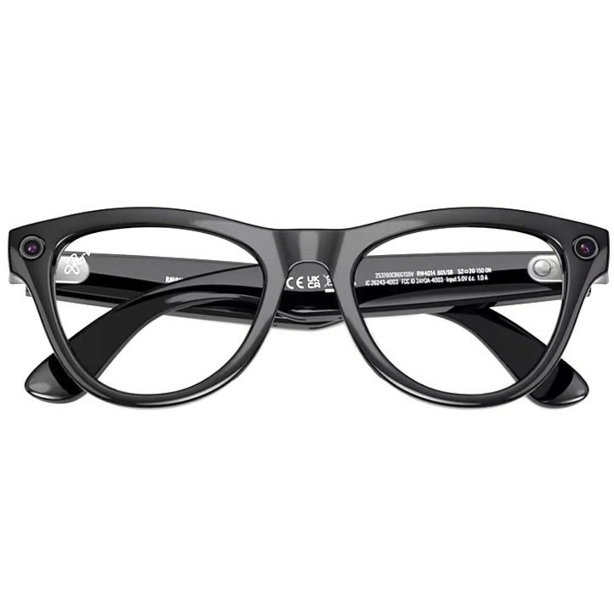 Умные очки Ray-Ban Meta Skyler (Gen 2) RW4010  (Цвет: Shiny Black/Clear) 