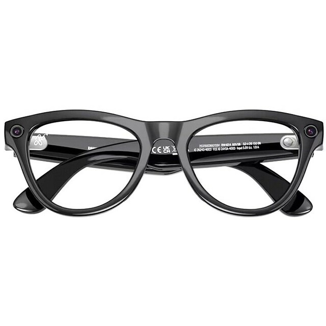 Умные очки Ray-Ban Meta Skyler (Gen 2) RW4010  (Цвет: Shiny Black / Clear) 