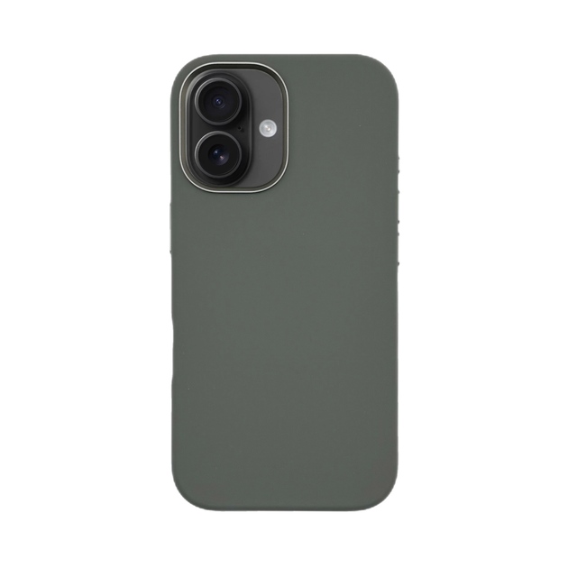 Чехол-накладка Comma Nature Series Magnetic Silicone Case для iPhone 16 (Цвет: Grey)