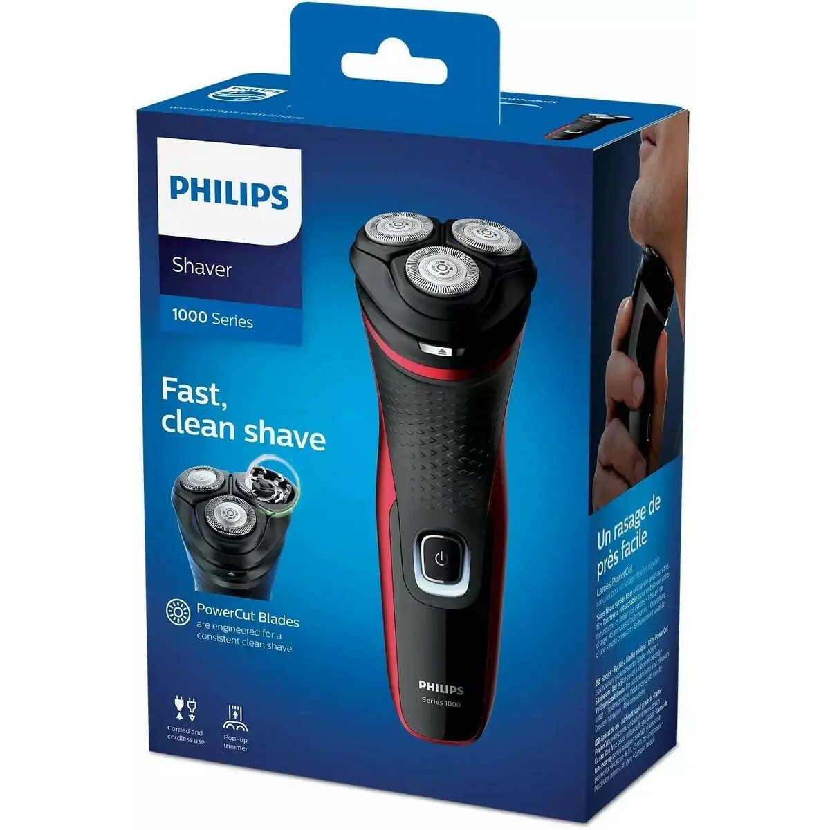 Бритва роторная Philips S1333 / 41 (Цвет: Black / Red)
