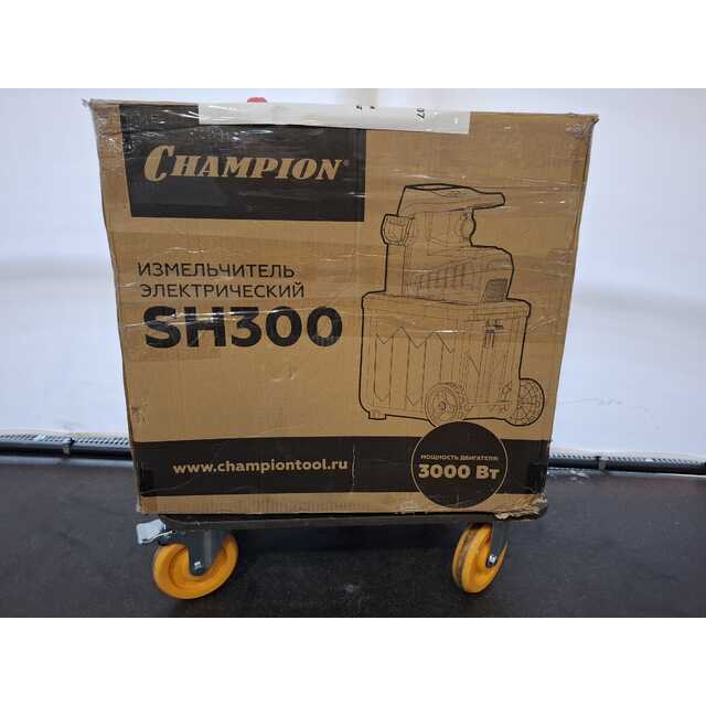 Садовый измельчитель Champion SH300 (Цвет: Yellow / Black)