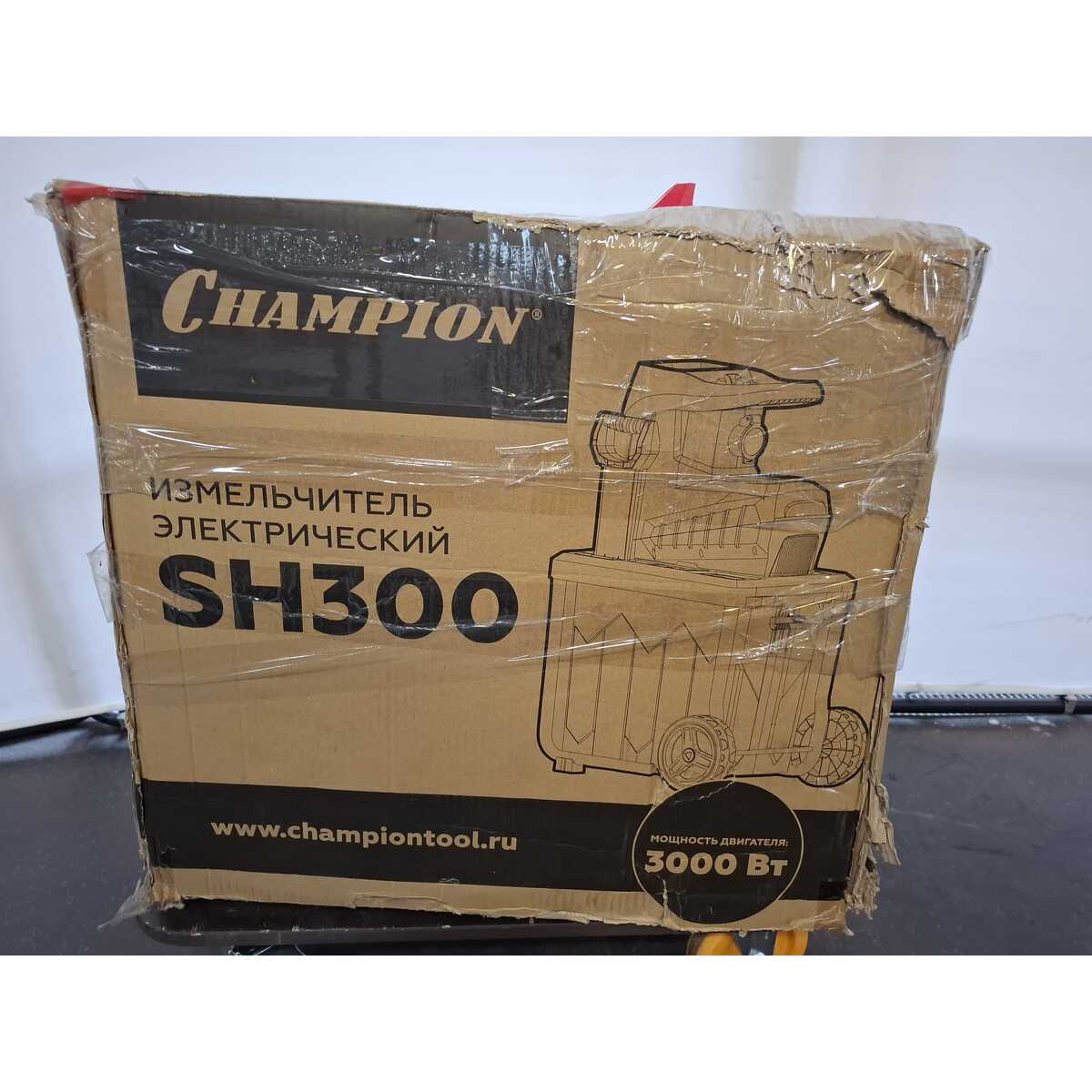 Садовый измельчитель Champion SH300 (Цвет: Yellow/Black)