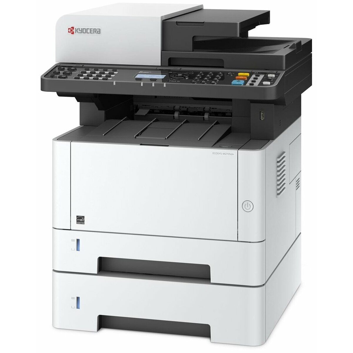 МФУ лазерный Kyocera Ecosys M2735dn + картридж (Цвет: Black / White)