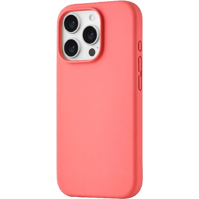 Чехол-накладка uBear Touch Mag Case для смартфона Apple iPhone 16 Pro (Цвет: Coral)