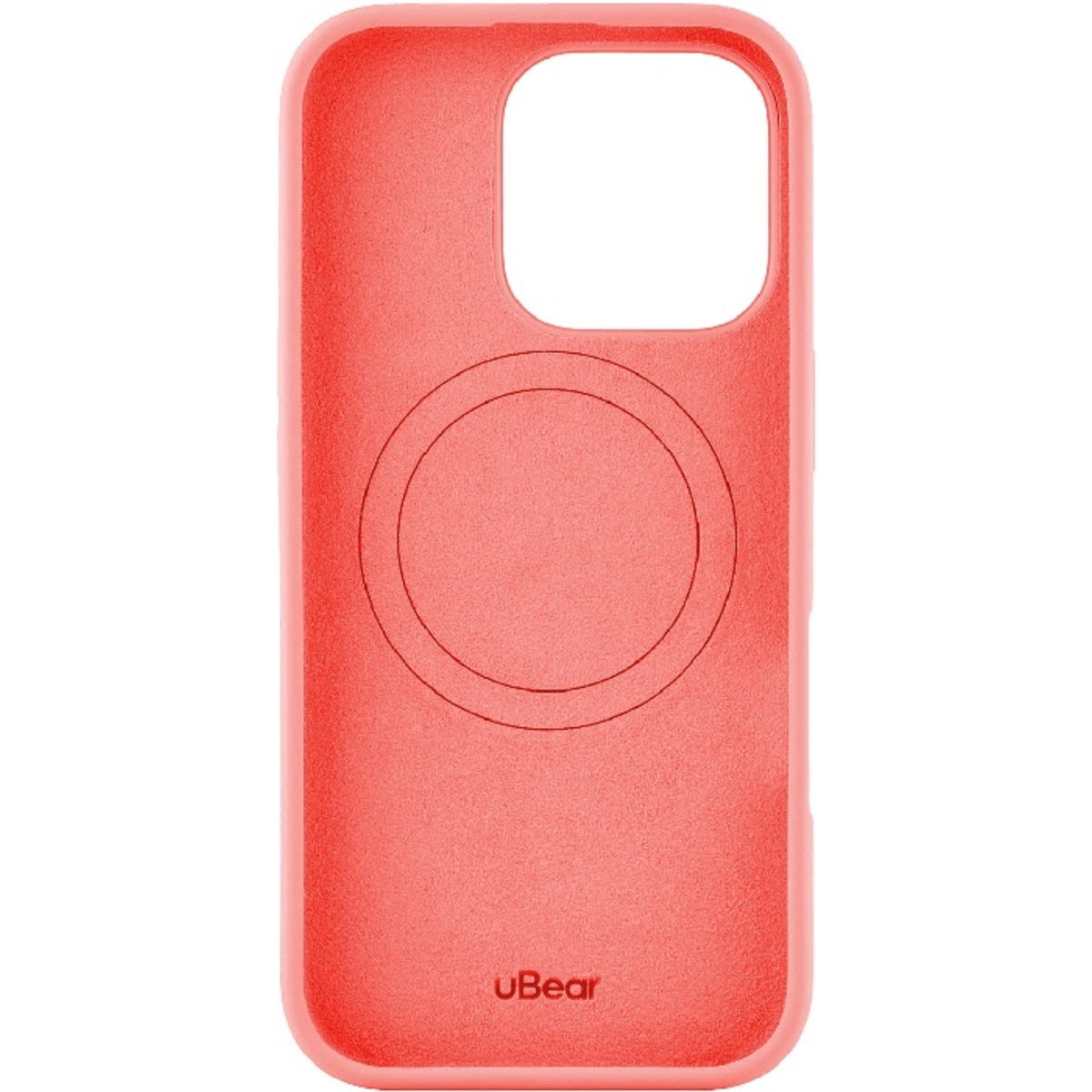 Чехол-накладка uBear Touch Mag Case для смартфона Apple iPhone 16 Pro (Цвет: Coral)