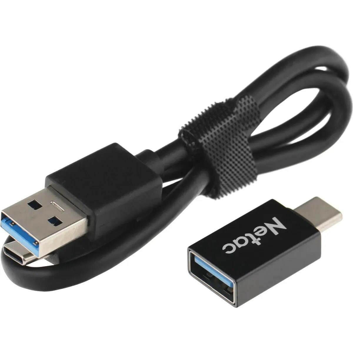 Накопитель SSD Netac USB-C 120Gb NT01Z7S-120G-32BK, черный