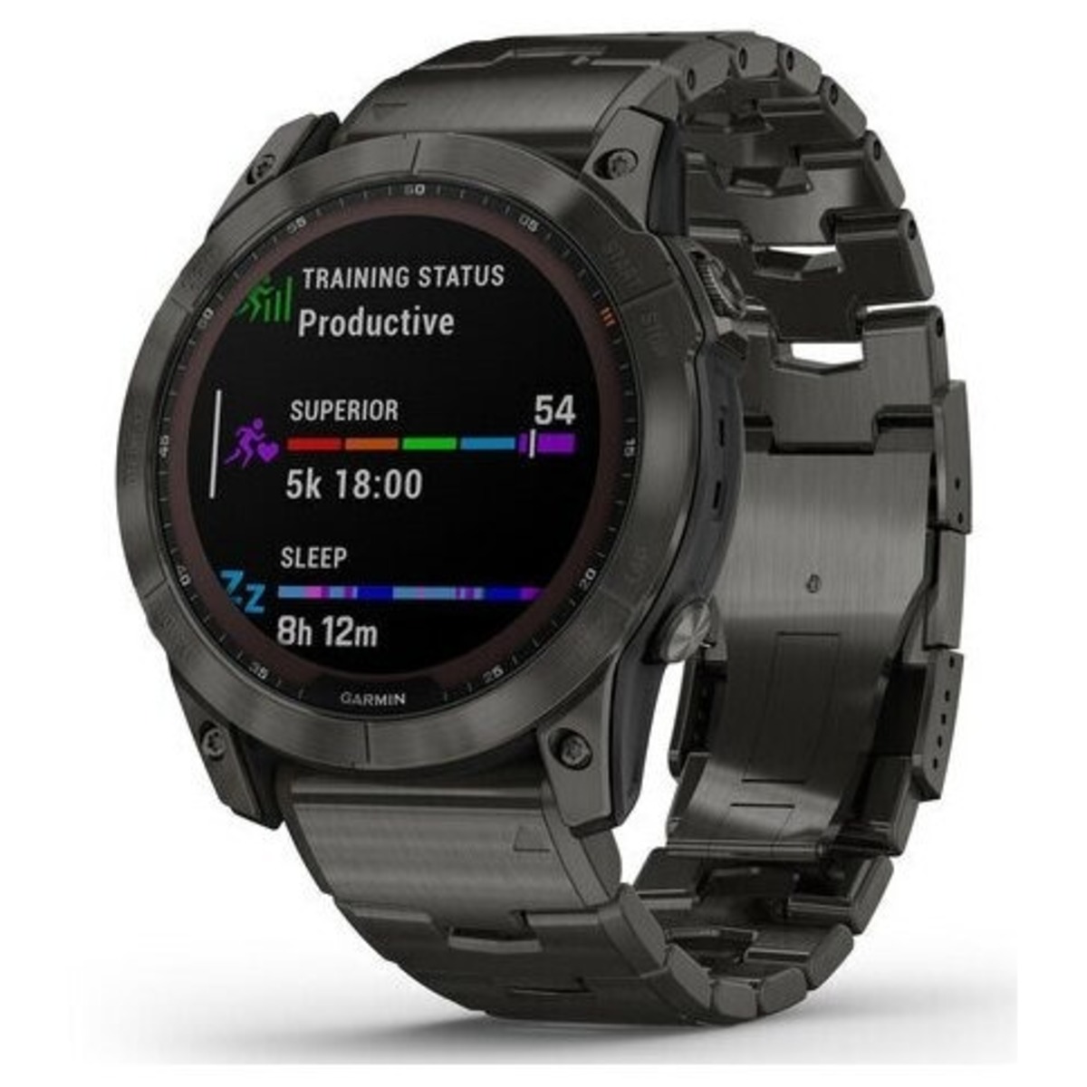 Умные часы Garmin Fenix 7X Sapphire Solar Premium Edition (Цвет: Titanium Gray)