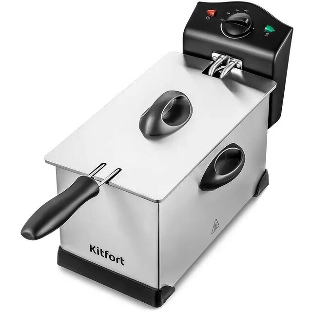 Фритюрница Kitfort КТ-4051 (Цвет: Silver / Black)