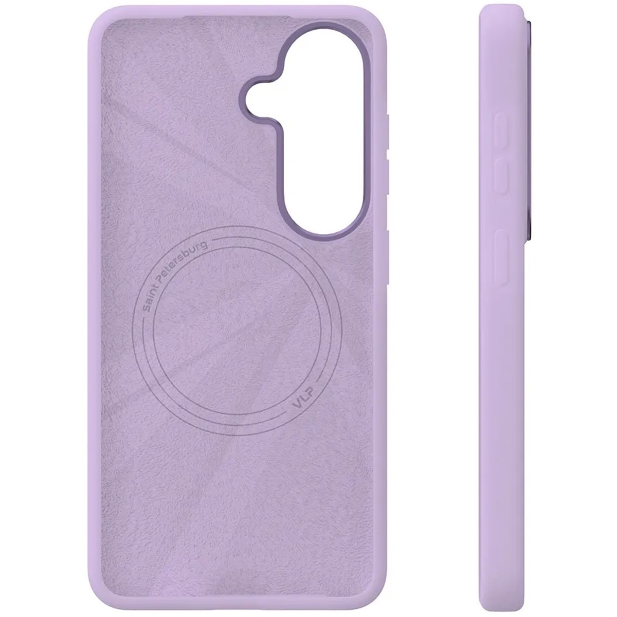 Чехол-накладка VLP Aster Pro Сase MagSafe для Samsung S26, лавандовый
