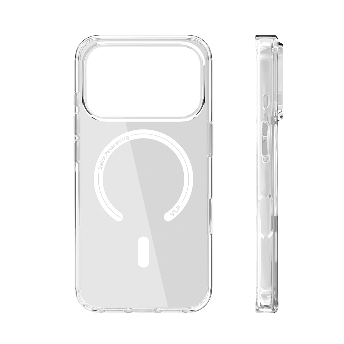 Чехол-накладка VLP Diamond Case with MagSafe для смартфона Apple iPhone 17 Pro (Цвет: Transparent)