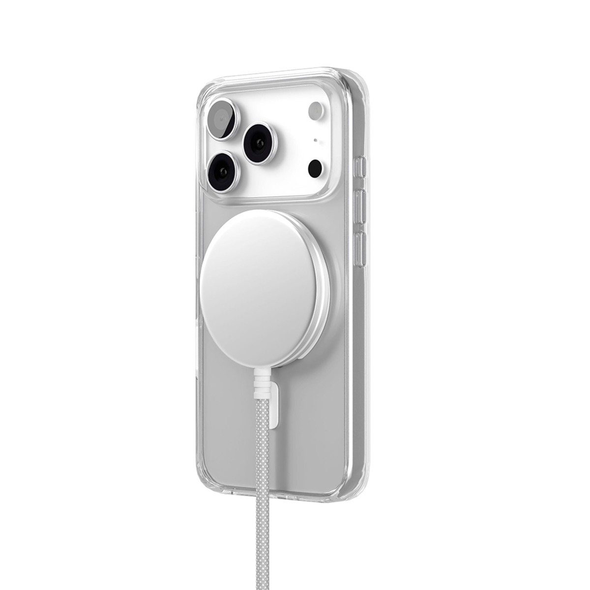 Чехол-накладка VLP Diamond Case with MagSafe для смартфона Apple iPhone 17 Pro (Цвет: Transparent)