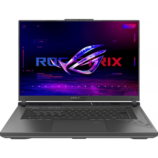 Ноутбук Asus ROG Strix G16 G614JI-N4413 Core i7 13650HX 32Gb SSD1Tb NVIDIA GeForce RTX4070 8Gb 16 IPS WQXGA (2560x1600) noOS grey WiFi BT Cam (90NR0D41-M00VN0)