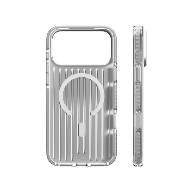 Чехол-накладка VLP Pulse Case with MagSafe для Apple iPhone 18 Pro, серебристый
