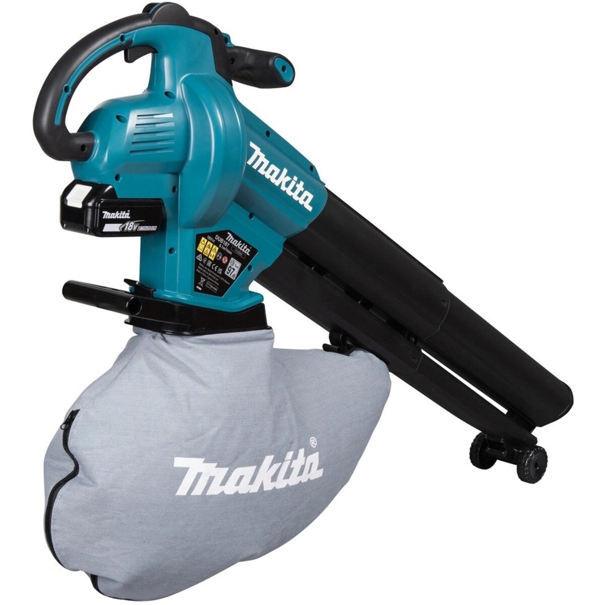 Воздуходувка-пылесос Makita DUB187T001 (Цвет: Blue)
