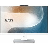 Моноблок MSI Modern AM242P 1M-1024XRU (Intel Core 5 120U 1.4Ghz/8Gb DDR5/SSD512Gb/Intel HD Graphics/23.8 /IPS/FHD (1920x1080)/noOS/keyboard+mouse/white/WiFi/BT/Cam) 