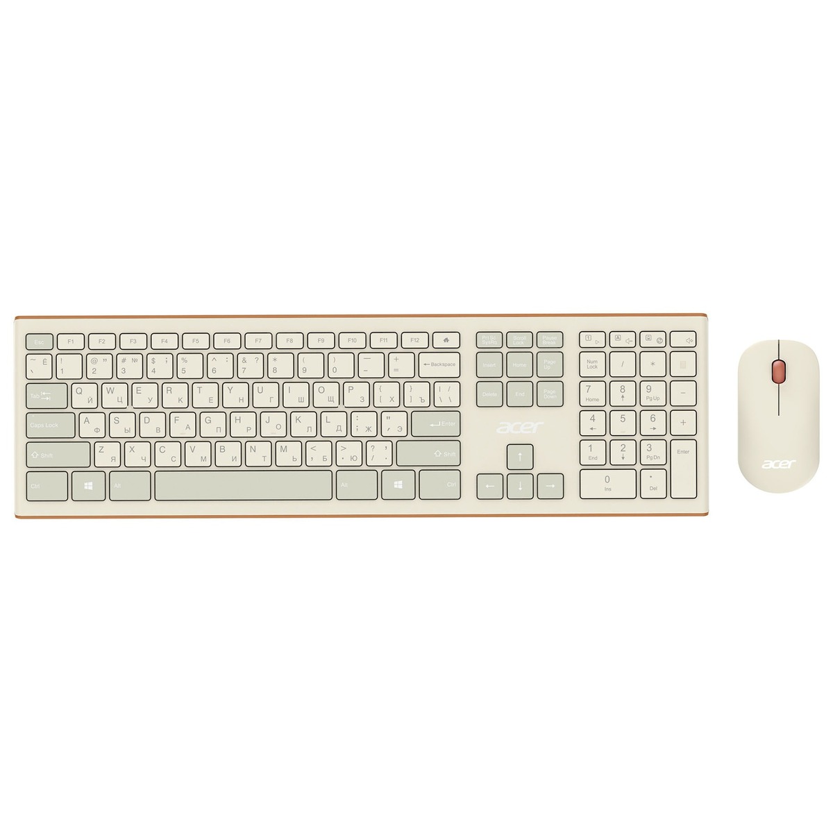 Клавиатура + мышь Acer OCC200 (Цвет: Beige)