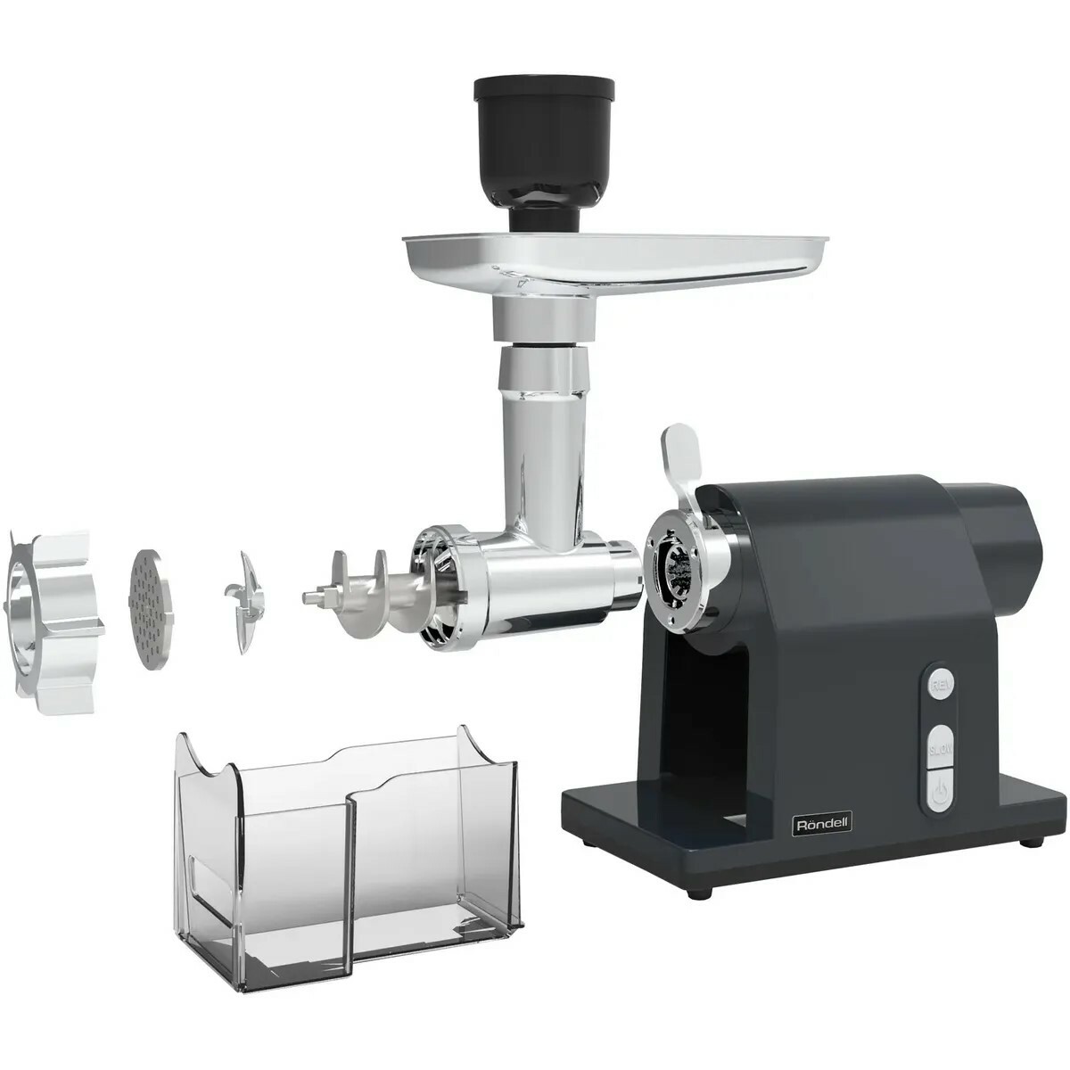 Мясорубка Rondell RDE-1452 (Цвет: Graphite / Silver)
