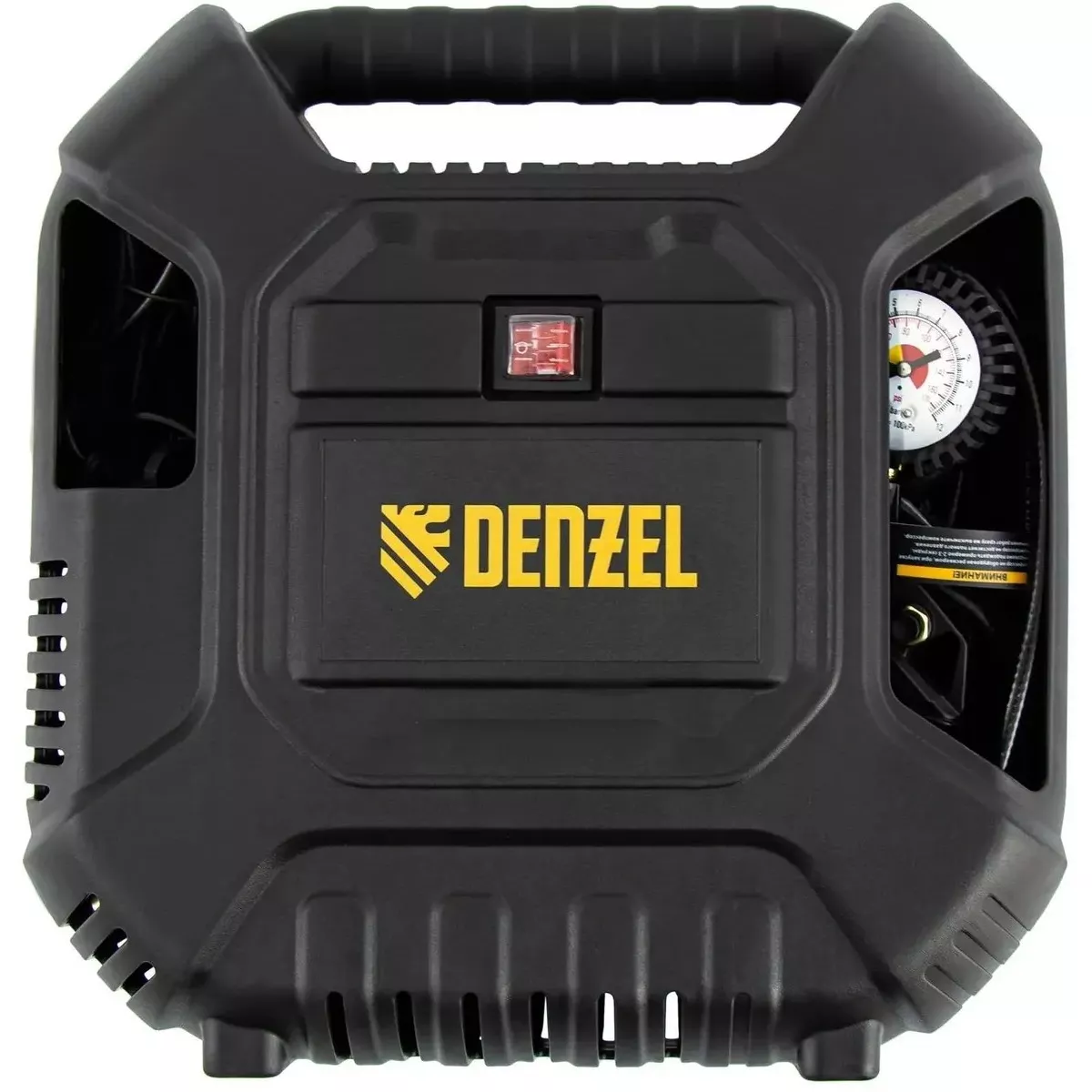 Компрессор поршневой Denzel DL1100, черный