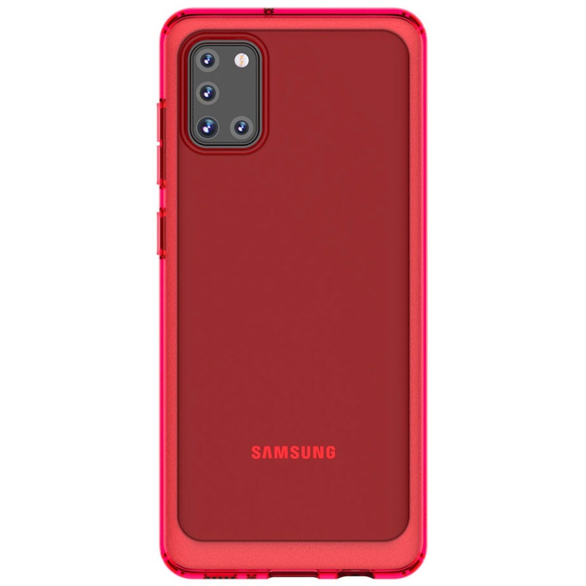 Чехол-накладка Araree A cover для смартфона Samsung Galaxy A31 (Цвет: Red)