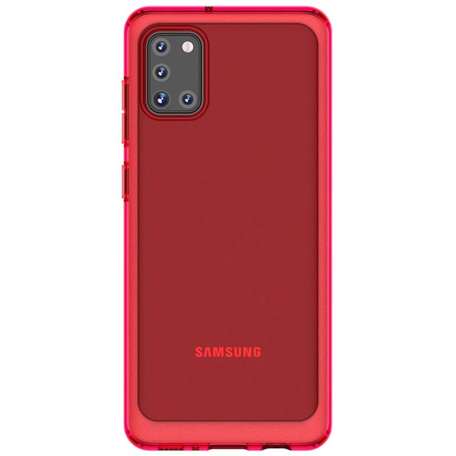 Чехол-накладка Araree A cover для смартфона Samsung Galaxy A31 (Цвет: Red)