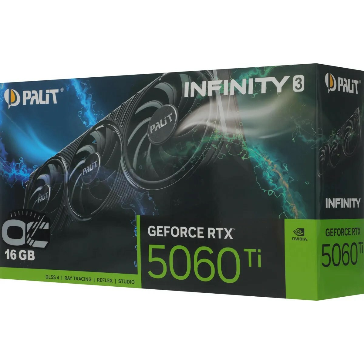 Видеокарта Palit GeForce RTX 5060TI INFINITY 3 OC 16Gb (NE7506TS19T1-GB2061S)