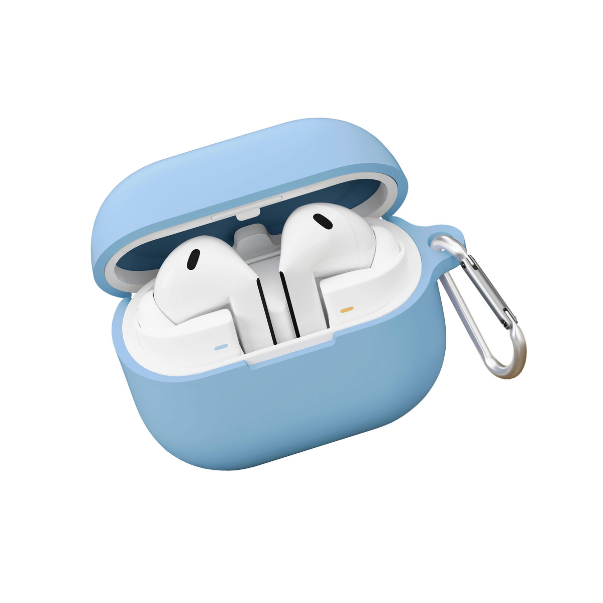 Чехол силиконовый VLP Charm Case для Samsung Buds 3 /  3 Pro, голубой