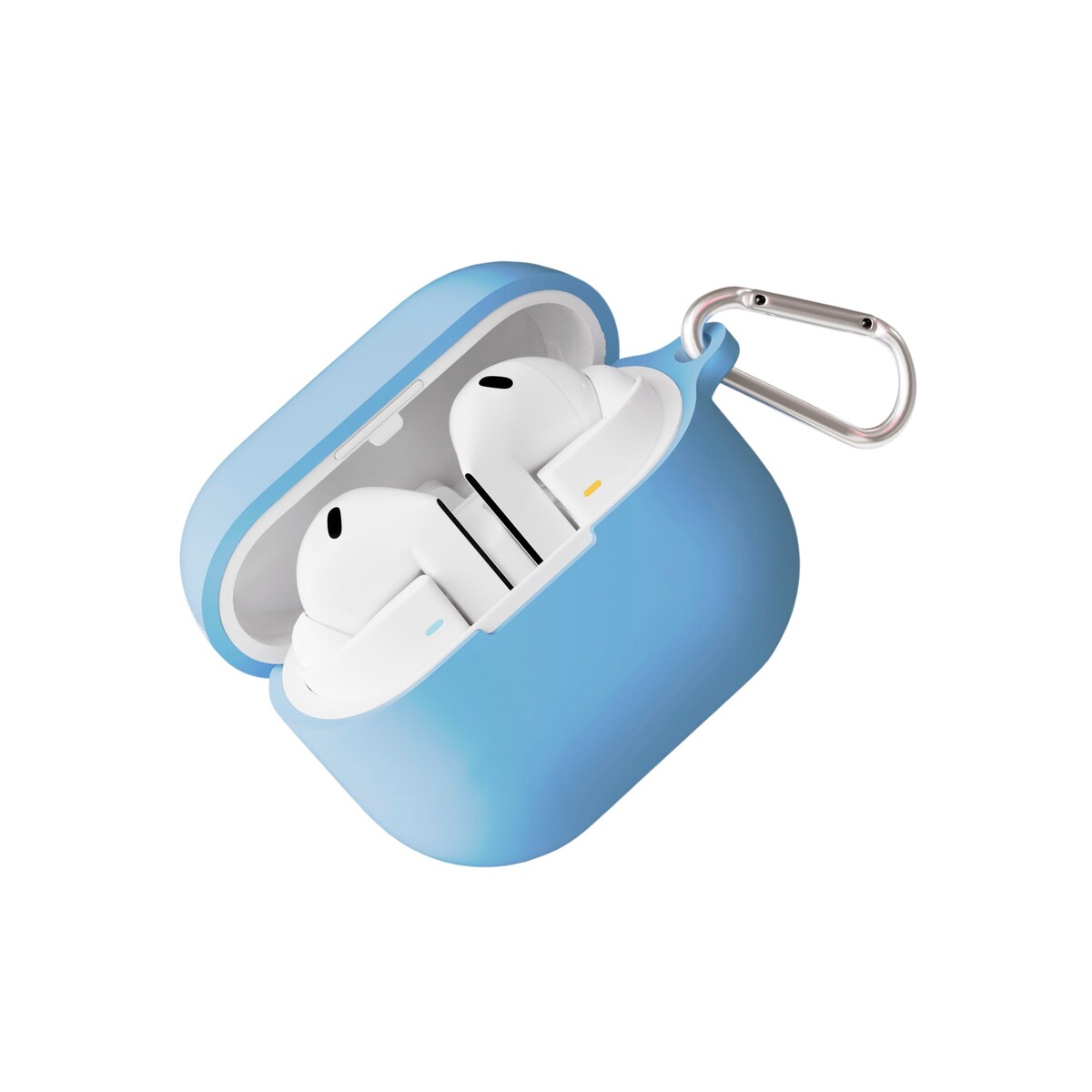 Чехол силиконовый VLP Charm Case для Samsung Buds 3 /  3 Pro, голубой