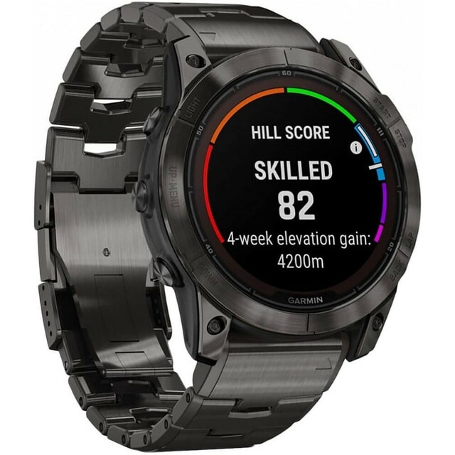 Умные часы Garmin Fenix 7X Pro Sapphire Solar Premium Edition (Цвет: Carbon Gray) 