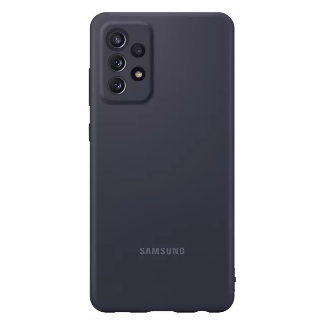 Чехол-накладка Samsung Silicone Cover для Samsung Galaxy A72, черный