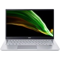 Ноутбук Acer Swift 3 SF314-43-R16V Ryzen 5 5500U 8Gb SSD512Gb AMD Radeon 14 IPS FHD (1920x1080) Eshell silver WiFi BT Cam