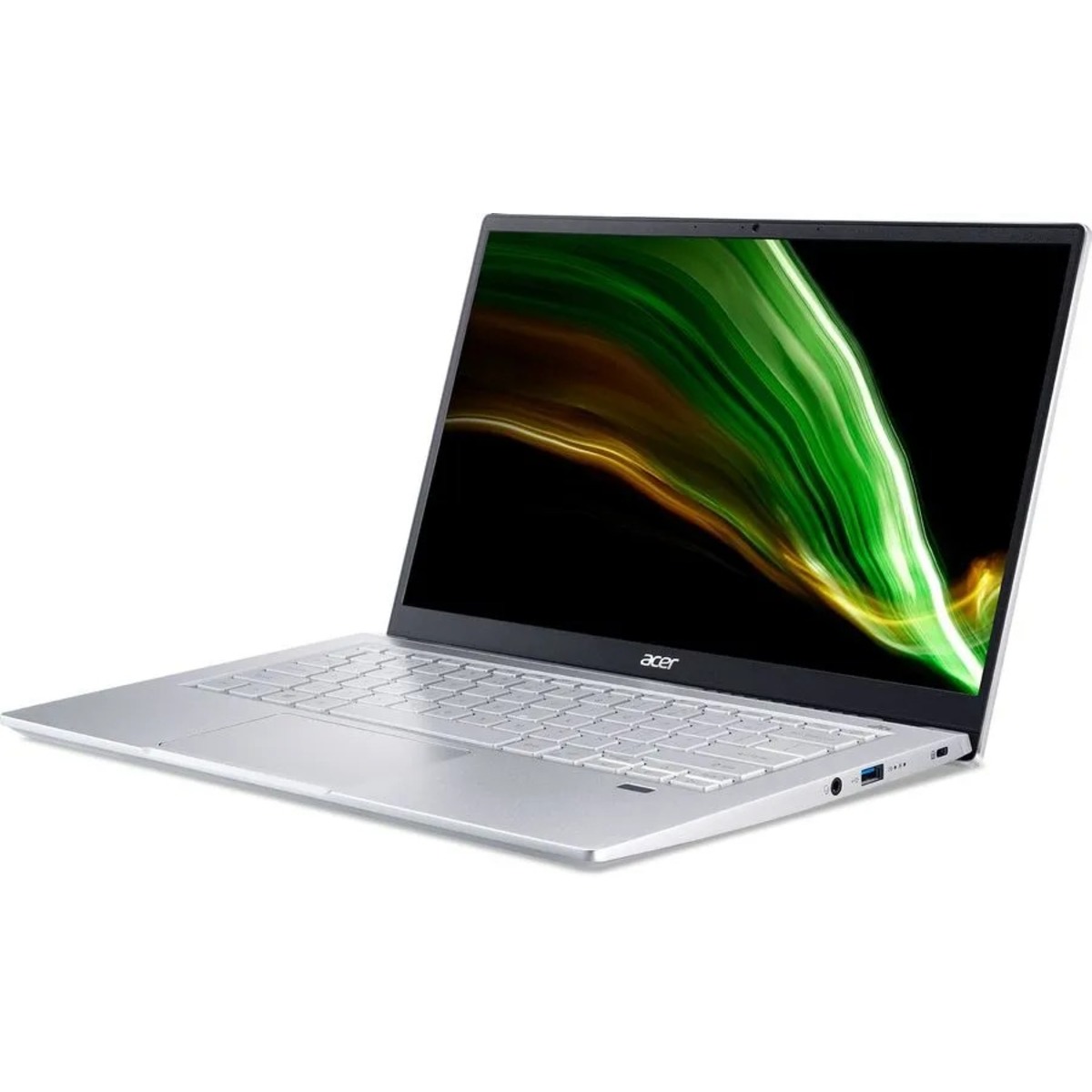 Ультрабук Acer Swift 3 SF314-43-R1YW Ryzen 7 5700U 16Gb SSD512Gb UMA 14 IPS FHD (1920x1080) Eshell silver WiFi BT Cam