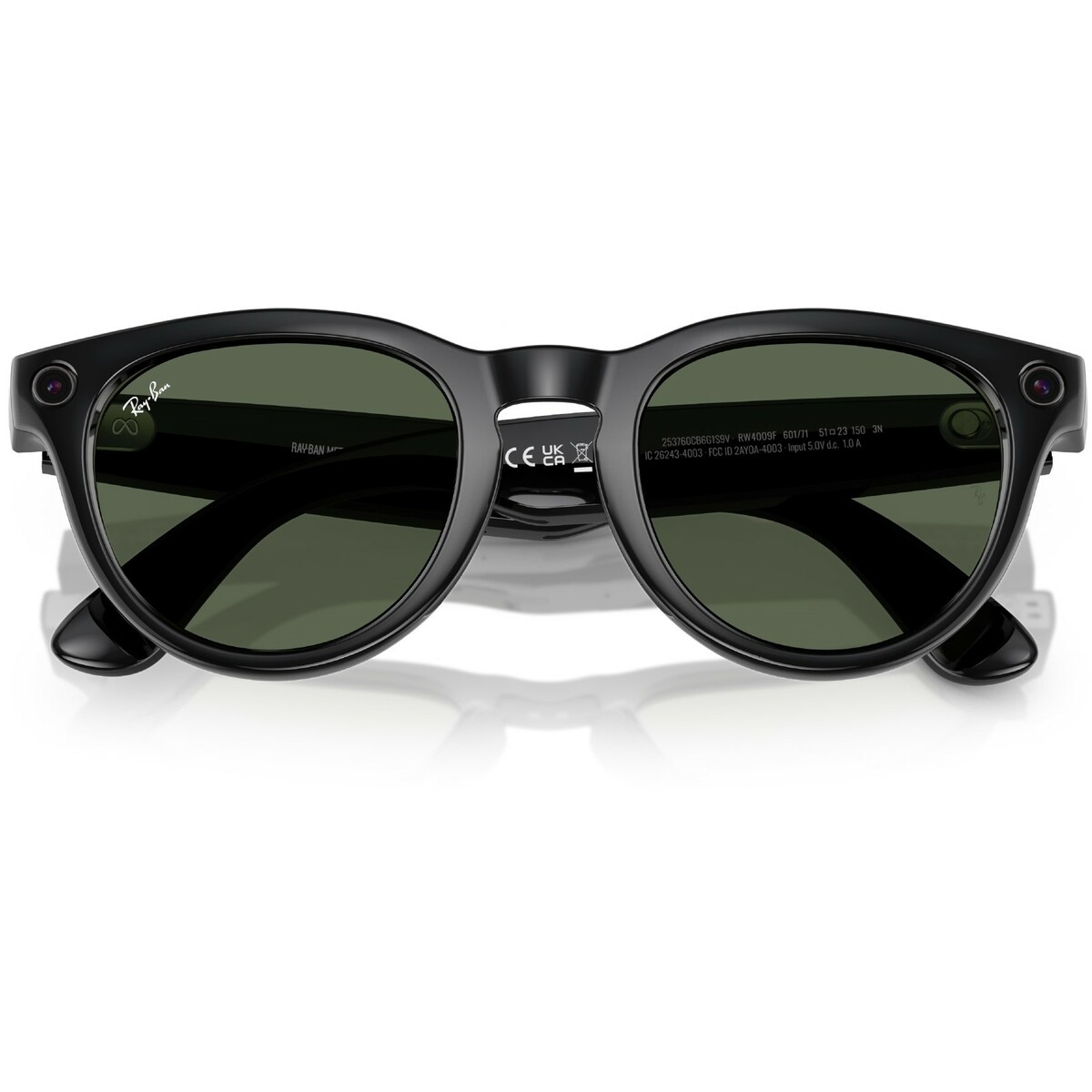 Умные очки Ray-Ban Meta Headliner RW4009F (Цвет: Shiny Black / G15 Green)