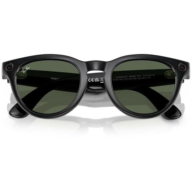Умные очки Ray-Ban Meta Headliner RW4009F (Цвет: Shiny Black/G15 Green)
