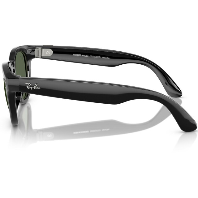 Умные очки Ray-Ban Meta Headliner RW4009F (Цвет: Shiny Black/G15 Green)