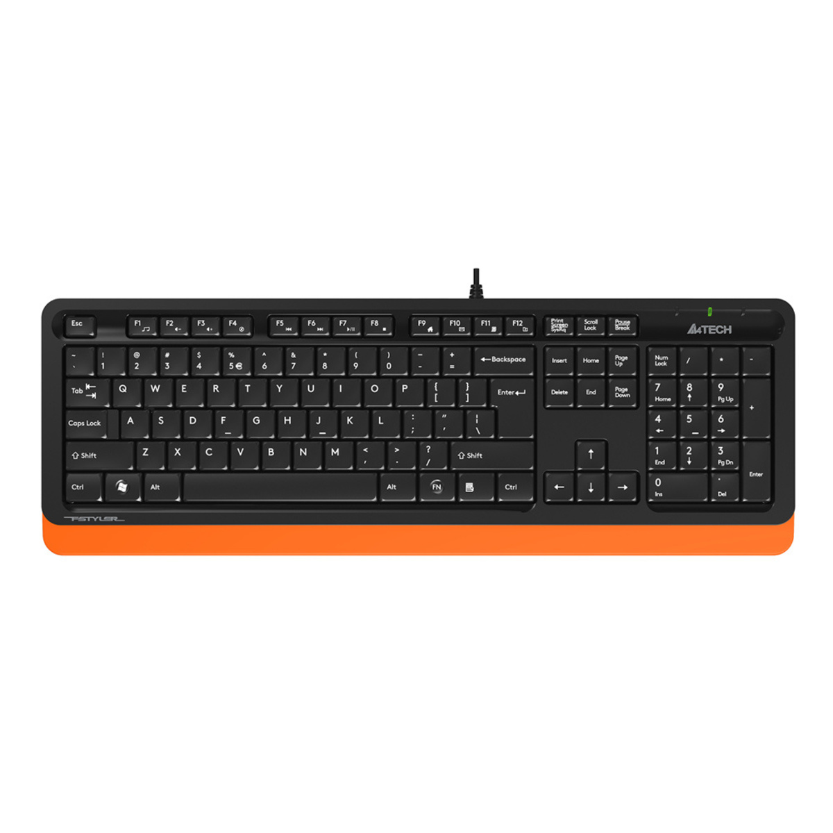 Клавиатура A4Tech Fstyler FK10 (Цвет: Black/Orange)