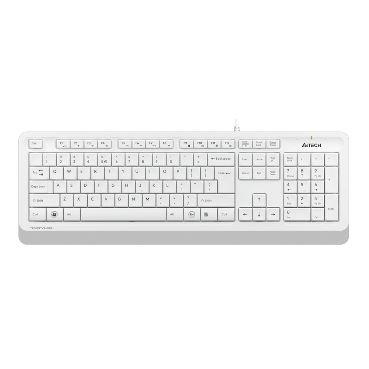 Клавиатура A4Tech Fstyler FK10 (Цвет: White/Gray)