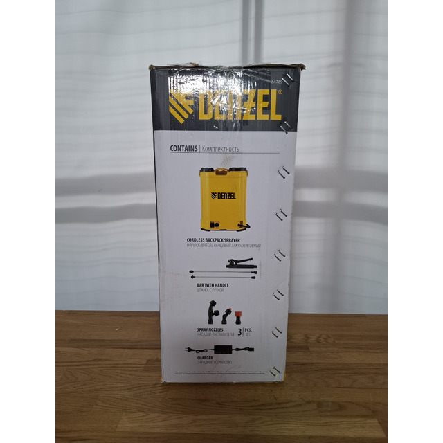Опрыскиватель аккумуляторный DENZEL D-16LA (Цвет: Orange / Black)