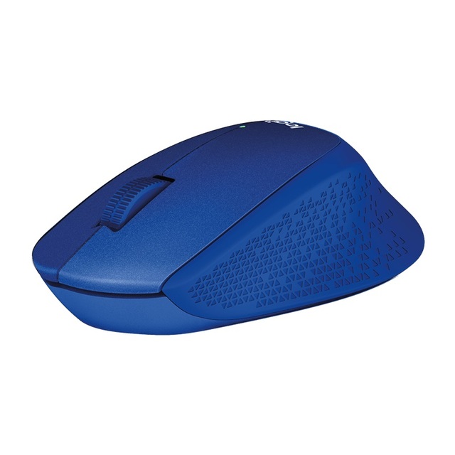 Беспроводная мышь Logitech M330 Silent Plus (Цвет: Blue) 