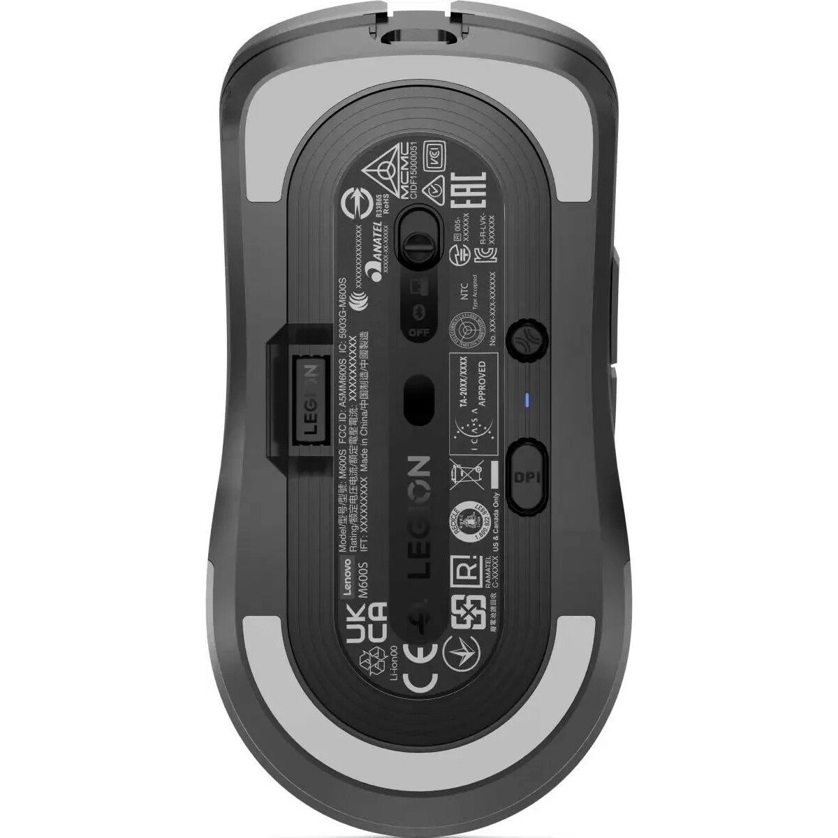 Мышь Lenovo Legion M600s Qi Wireless Gaming (Цвет: Gray)
