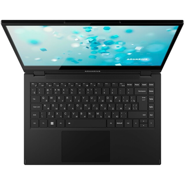 Ноутбук Aquarius CMP NS483 Ver.2 (Intel Core i3 1125G4 2Ghz/16Gb LPDDR4/SSD 256Gb/Intel UHD Graphics 620/14 /IPS/Touch FHD (1920x1080)/noOS/black/WiFi/BT/Cam) 