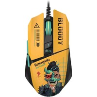 Мышь A4Tech Bloody W63 Max Renegade (Цвет: Yellow/Picture)