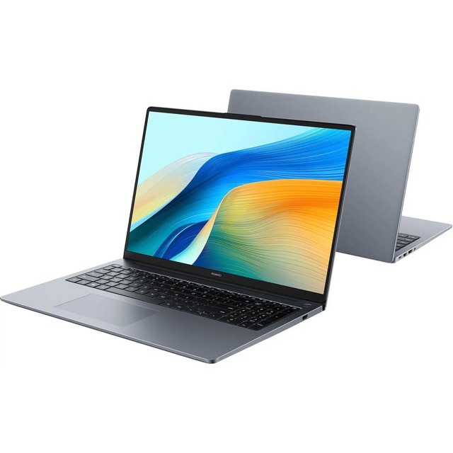 Ноутбук Huawei MateBook D 16 MCLF-X Core i5 12450H 16Gb SSD512Gb Intel UHD Graphics 16 IPS (1920x1200) Windows 11 Home grey space WiFi BT Cam (53013WXF)