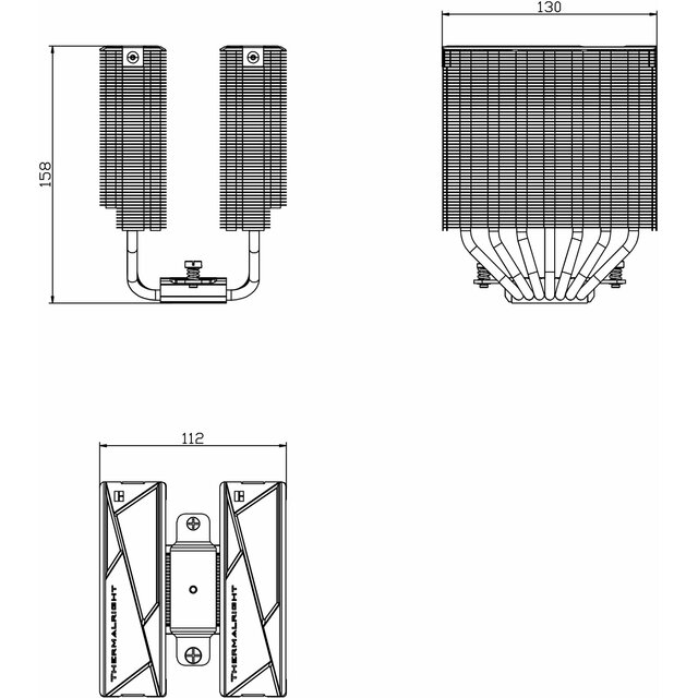 Устройство охлаждения(кулер) Thermalright Royal Pretor 130 Ultra Устройство охлаждения(кулер) Thermalright Royal Pretor 130 Ultra