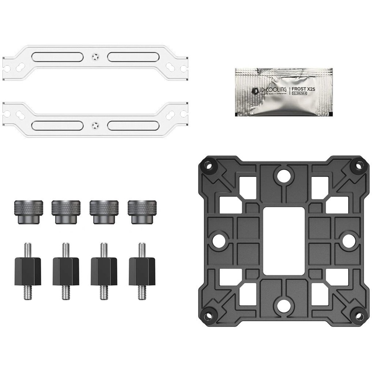 Устройство охлаждения(кулер) ID-Cooling SE-903-XT V2 Soc-AM5 / AM4 / 1200 / 1700 / 1851 серебристый / черный 4-pin 14-26dB Al+Cu 150W 650gr Ret
